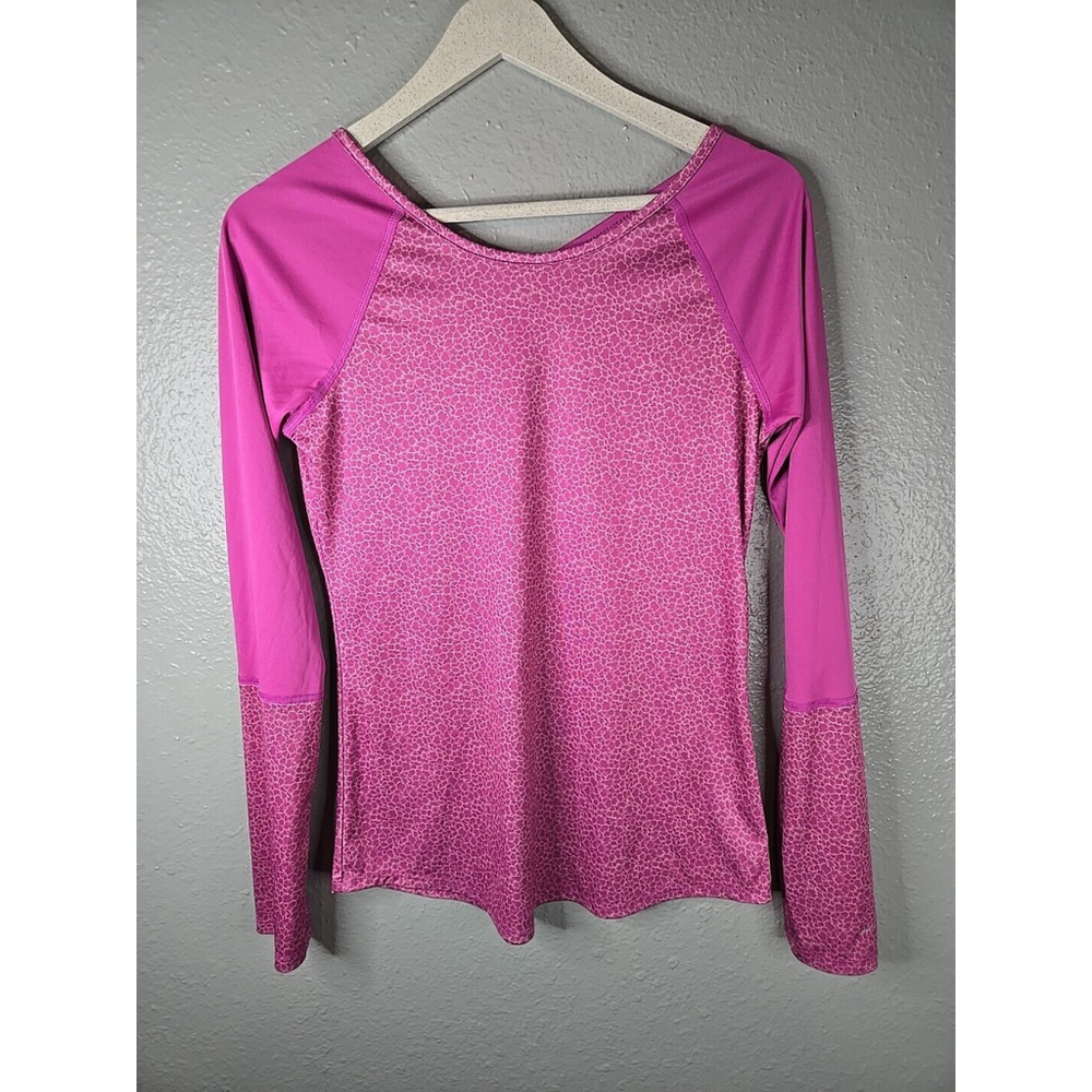 Columbia Women's Pink Whispering Lakes Omni Shade Long Sleeve Top Size Small